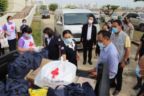 Samut Prakan Red Cross Chapter Assists 18 Migrant Workers
