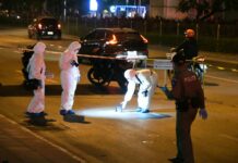 Police Say Bomb Attack Close to Protest Site Injured 4