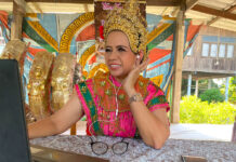 Literature Teacher in Ang Thong Puts on a Show for Online Classes