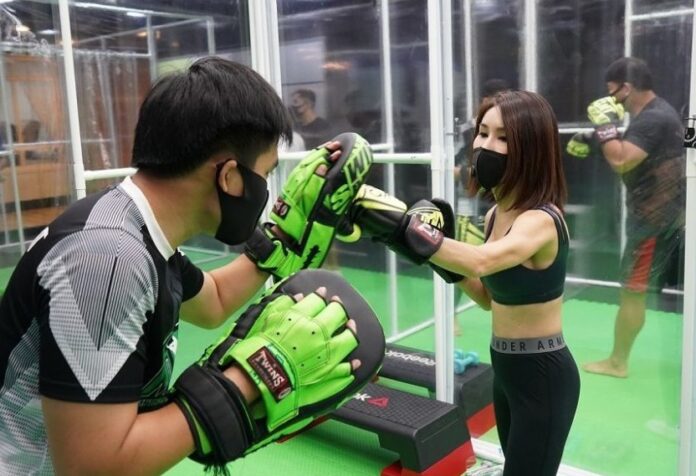 A file photo of a gym in Bangkok in July 2020.