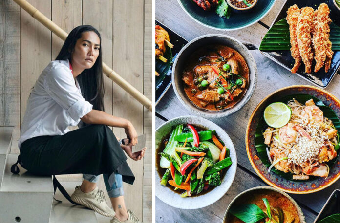 Left: Dokkoon Kapueak. Photo: Fred de Brock / Courtesy of Dokkoon Kapueak. Right: Dishes from Boo Raan. Photo: Boo Raan / Facebook