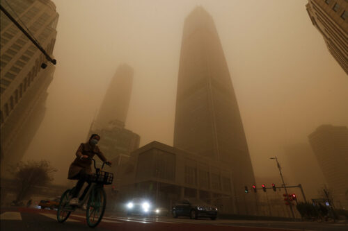 Flights Canceled During China’s Worst Sandstorm in Decades
