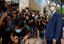 7 Hong Kong Democracy Leaders Convicted as China Clamps Down Pro-democracy lawmaker Martin Lee, right, arrives at a court in Hong Kong Thursday, April 1, 2021. Photo: Vincent Yu / AP