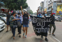 Myanmar Junta Cracks Down on Celebrations of New Shadow Govt