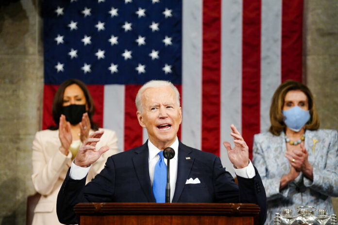 APTOPIX Biden 100 Days Congress