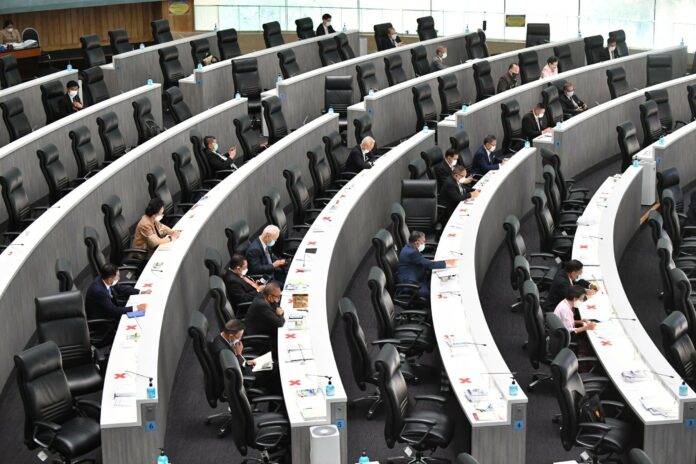 A file photo of a Senate parliamentary session. A file photo of a Senate parliamentary session.