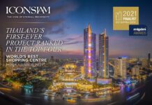 ICONSIAM boosts confidence for Thai retail industry – becomes Thailand’s first-ever project ranked among the world’ top four best shopping centers at prestigious MIPIM Awards 2021 held in Cannes – France.
