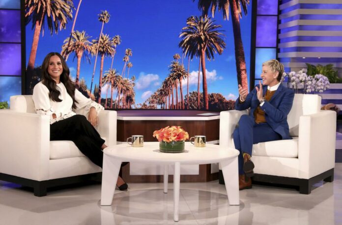 S__8192016_0 DUCHESS OF SUSSEX GETS GOOFY ON ELLEN DEGENERES’ TALK SHOW