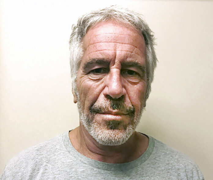 In this image provided by the New York State Sex Offender Registry, Jeffrey Epstein has his photo taken March 28, 2017. Photo: New York State Sex Offender Registry via AP File