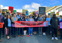US Cities Mark 1st Anniversary of Thai Grandfather’s Killing Hundreds of people hold a rally Sunday, Jan. 30, 2022, in San Francisco and five other U.S. cities to remember the death of 84-year-old Vicha Ratanapakdee. The grandfather from Thailand was assaulted while on a morning walk a year ago in his San Francisco neighborhood and died two days later, never regaining consciousness. Photo: Janie Har / AP