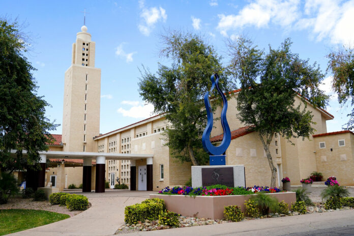 The Catholic Church said baptisms performed by priest, Rev. Andres Arango, who served in Arizona for 16 years are now presumed to be invalid because he used incorrect wording on a subtle but key component of the sacrament, including at St. Gregory Parish Wednesday, Feb. 16, 2022, in Phoenix. Photo: Ross D. Franklin / AP The Catholic Church said baptisms performed by priest, Rev. Andres Arango, who served in Arizona for 16 years are now presumed to be invalid because he used incorrect wording on a subtle but key component of the sacrament, including at St. Gregory Parish Wednesday, Feb. 16, 2022, in Phoenix. Photo: Ross D. Franklin / AP