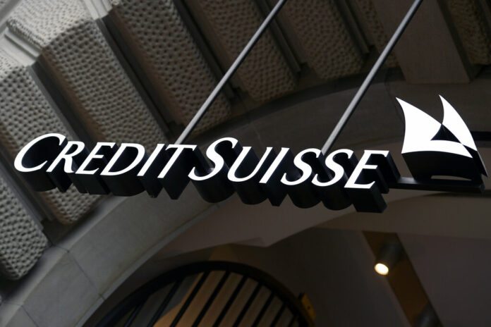 FILE - The logo of the Swiss bank Credit Suisse is seen on a building in Zurich, Switzerland, Oct. 21, 2015. Photo: Walter Bieri / Keystone via AP File FILE - The logo of the Swiss bank Credit Suisse is seen on a building in Zurich, Switzerland, Oct. 21, 2015. Photo: Walter Bieri / Keystone via AP File