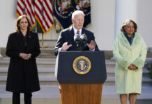 Biden Signs Bill Making Lynching a Federal Hate Crime President Joe Biden speaks after signing the Emmett Till Anti-Lynching Act in the Rose Garden of the White House, Tuesday, March 29, 2022, in Washington. Photo: Patrick Semansky / AP