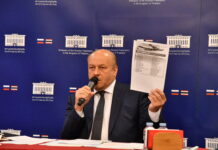 Russian Ambassador Defends Invasion of Ukraine, Appreciates Thailand’s Neutral Stance Russian ambassador to Thailand Evgeny Tomikhin holds a paper which says "USA Bombing List" during a press conference at the Russian Embassy in Bangkok on Mar. 15, 2022.