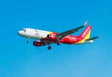 Thai VietJet’s April Fool’s Tweet Outrage Ultra-Royalists A file photo of an aircraft operated by Thai VietJet.