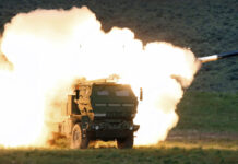 Biden Says US Sending Medium-range Rocket Systems to Ukraine FILE - In this May 23, 2011, file photo a launch truck fires the High Mobility Artillery Rocket System (HIMARS) produced by Lockheed Martin during combat training in the high desert of the Yakima Training Center, Wash. Photo: Tony Overman / The Olympian via AP File