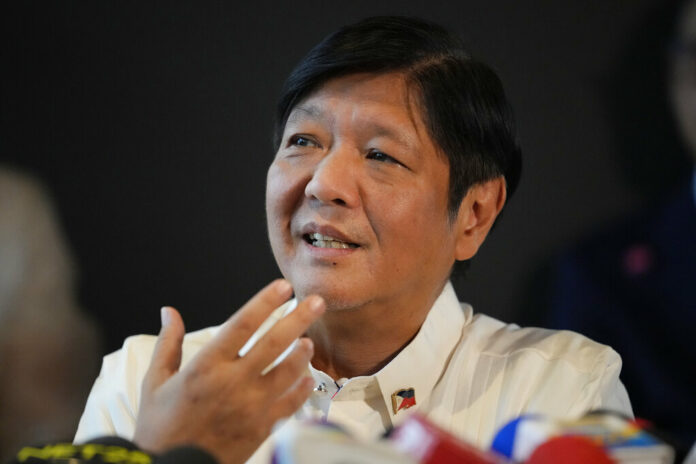 FILE - Philippine President-elect Ferdinand FILE - Philippine President-elect Ferdinand