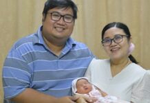 Opinion: Paternity Leave: Sweden’s Latest Export to Thailand? A photo of Roengchai Yenkhuntos, 34, a sales supervisor at IKEA Thailand, his wife, and his baby taken when he took a fully paid paternity leave two years ago. Photo: Roengchai Yenkhuntos / Courtesy.