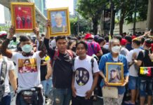 Opinion: Thailand is Failing Its Neighbor in Myanmar Anti-junta protest in front of the Myanmar Embassy in Bangkok on July 26, 2022.