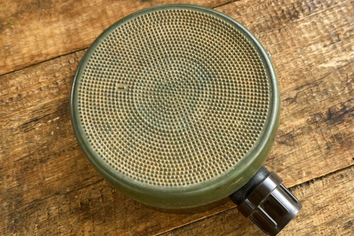 This photo taken in June/July 2022 and provided by Amnesty International shows a close-up of a landmine found by deminers in Kayah state, eastern Myanmar. Photo: Amnesty International via AP