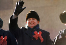 Gorbachev, Who Redirected Course of 20th Century, Dies at 91 FILE - Soviet leader Mikhail Gorbachev waves from the parade review stand of the Lenin Mausoleum on Saturday, Nov. 7, 1987 in Moscow' s Red Square during the 70th anniversary of the Russian Revolution. Photo: Boris Yurchenko / AP