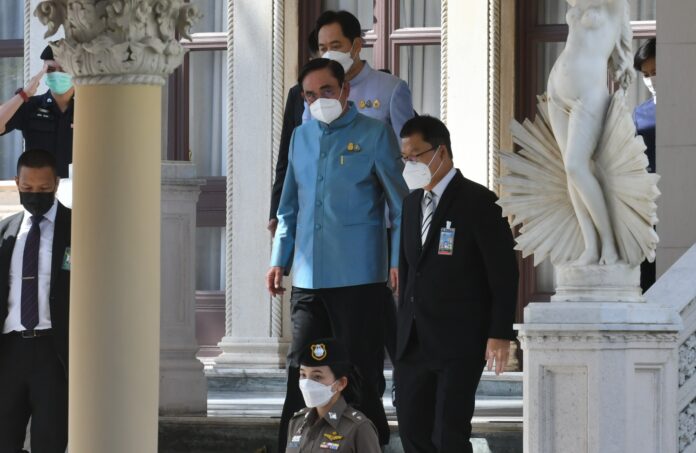 PM Prayut Chan-o-cha at Government House on August 23, 2022. PM Prayut Chan-o-cha at Government House on August 23, 2022.