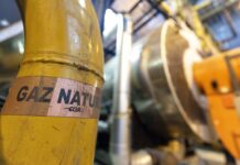 Europe Urged To Save Natural Gas To Avoid Shortage Next Year FILE - A sticker reads "natural gas" on a pipe at the French company R-CUA plant, in Strasbourg, eastern France, Oct. 7, 2022. Photo: Jean-Francois Badias / AP File