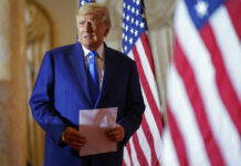 Trump Prepares to Launch Third Campaign for the White House FILE - Former President Donald Trump arrives to speak at Mar-a-lago on Election Day, Nov. 8, 2022, in Palm Beach, Fla. Photo: Andrew Harnik / AP File