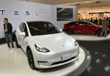 Tesla Launches in Thailand, Vying To Compete With China EVs Tesla electric vehicles are displayed during a public launching event Wednesday, Dec. 7, 2022, in Bangkok, Thailand. Photo: Tassanee Vejpongsa / AP