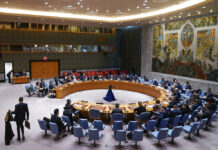 UN Council Adopts Resolution Urging End to Myanmar Violence FILE - The Security Council meets at United Nations headquarters, on Nov. 21, 2022. Photo: Seth Wenig / AP File