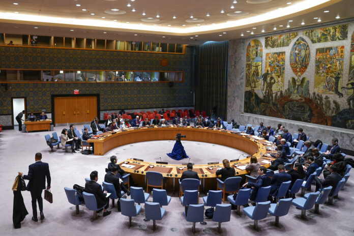 FILE - The Security Council meets at United Nations headquarters, on Nov. 21, 2022. Photo: Seth Wenig / AP File