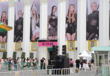 Opinion: What Do Lisa Blackpink, Elephant Pants, and Somtum Have in Common? Banners of Lisa (Lalisa Manobal) and other Blackpink members outside the National Stadium, where the girl group's concert is held on Jan. 7, 2023.