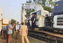 Cambodian Experts Begin Training Ukrainian Deminers This photo released by the Cambodia Mine Action Center (CMAC), a Ukraine deminer at Mine Action Technical Institute in the central province, Cambodia, Monday, Jan. 16, 2023. Photo: Cambodia Mine Action Center via AP