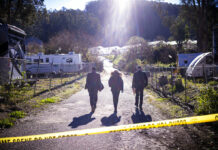 Suspect in Shootings at Half Moon Bay Farms Was Employee FBI officials walk towards the crime scene at Mountain Mushroom Farm, Tuesday, Jan. 24, 2023, after a gunman killed several people at two agricultural businesses in Half Moon Bay, Calif. Photo: Aaron Kehoe / AP