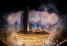 Spectacular 30,000 eco-friendly fireworks light up scenic Chao Phraya River as Thailand rings in the New Year at the Amazing Thailand Countdown 2023” at ICONSIAM