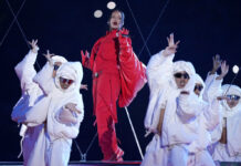 Pregnant Rihanna Soars in Super Bowl Halftime Performance Rihanna