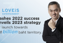 LOVEiS ENTERTAINMENT flashes 2022 success, unveils 2023 strategy for launch towards half billion baht territory.