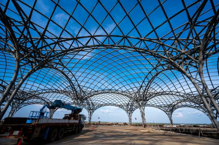 CAMBODIA-NEW PHNOM PENH INTERNATIONAL AIRPORT-CONSTRUCTION