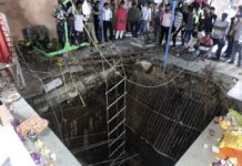 36 Bodies Found Inside Well After Collapse at Hindu Temple