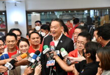Srettha Takes a Break From Sansiri To Concentrate on Election