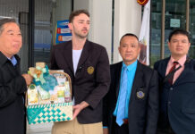 An American tourist was paid 50,000 baht in reparation by the Club Khaosan