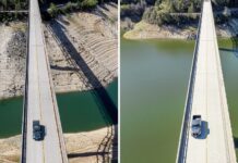 Dramatic Photos Show How Storms Filled California Reservoirs