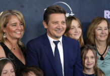 Jeremy Renner Attends Premiere, Months After Snowplow Crush