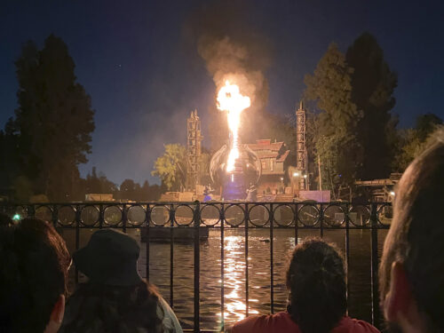 Dragon Bursts Into Flames During Popular Disneyland Show