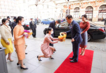 Their Majesties Arrive in London to Attend the Coronation of King Charles