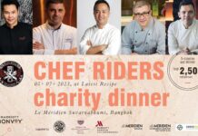 The Chef Riders Charity Dinner at Latest Recipe, Le Méridien Suvarnabhumi, Bangkok Golf Resort & Spa