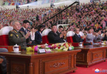North Korea’s Kim Hosts Russian Defense Minister at Arms Exhibition