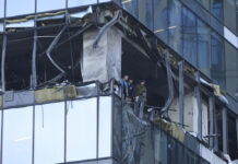 An Overnight Drone Attack On Moscow Injures 1 And Temporarily Closes An Airport