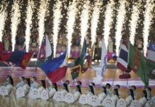 Lots Of Dignitaries But No Real Fireworks – Only Electronic Flash – As The Asian Games Open
