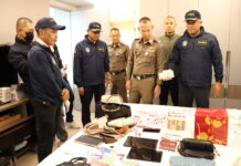 Operation ‘Trust No One’ Leads to 3 Arrests for Crypto Fraud Police inspect cash and luxury items seized from a cryptocurrency scam network in a hotel in Rama IX area.